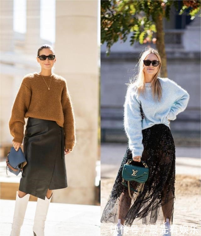 毛衣 毛衣百搭也不能随便穿，穿对了才是真时髦，几种穿搭法则快来看看！