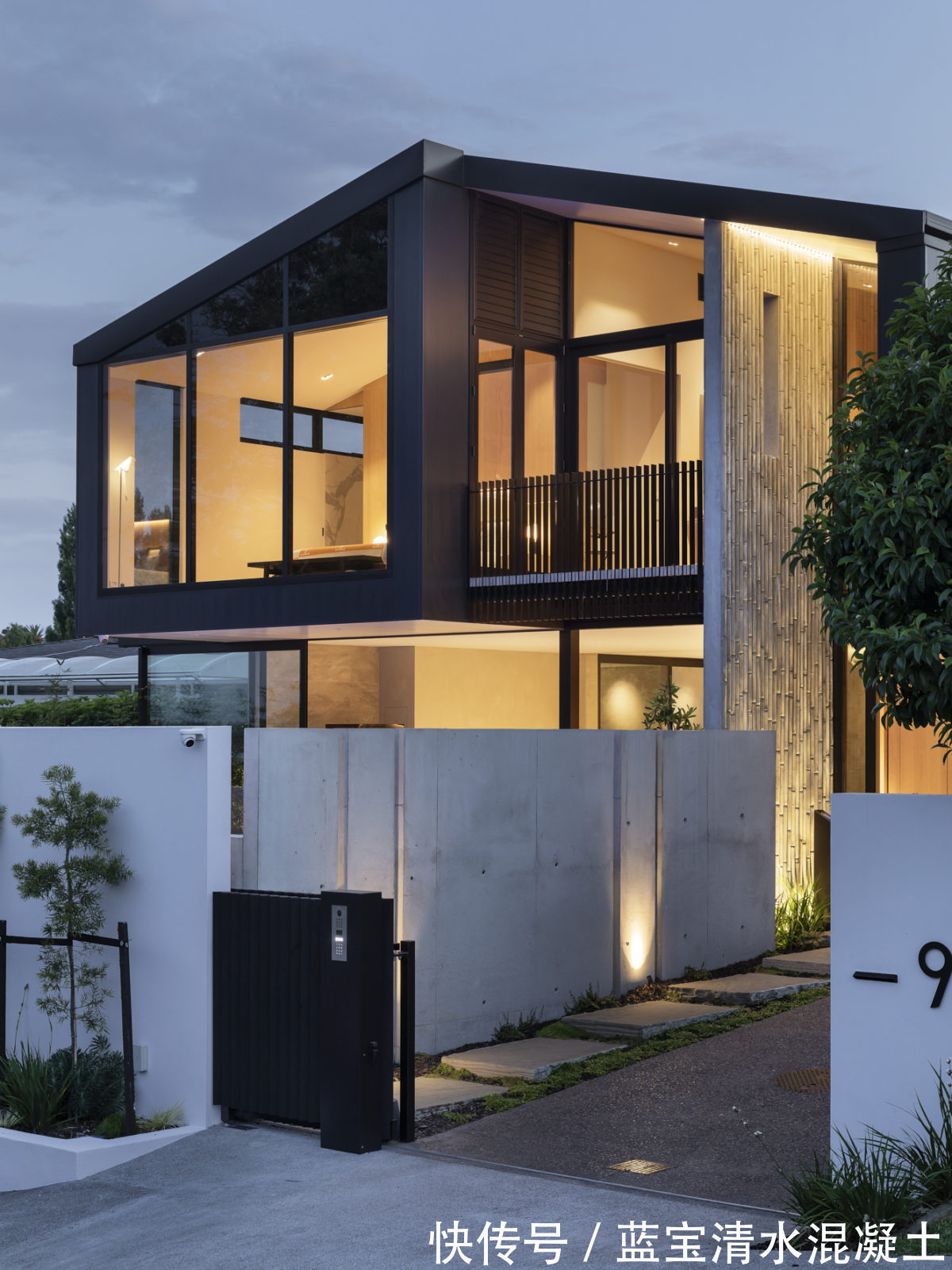 林氏|竹纹清水混凝土建筑:新西兰林氏住宅