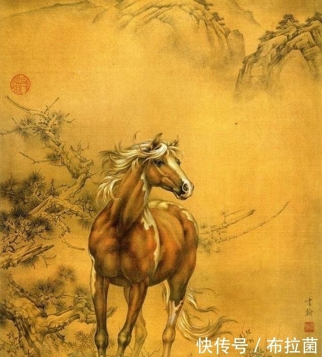 上联|才女出一上联墙上画马不能骑,大将军趣对下联,她羞红了脸