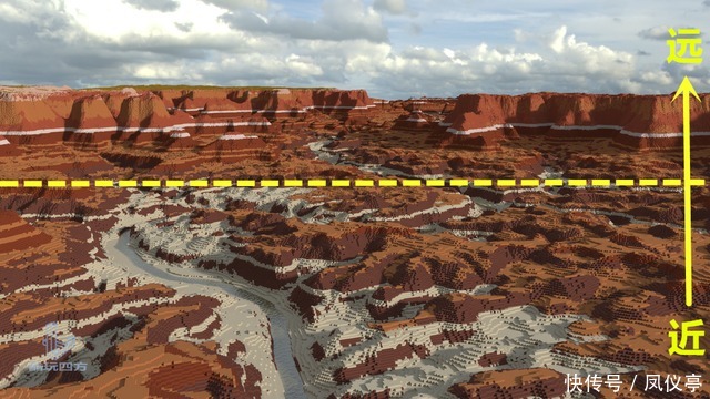 真实|我的世界:玩家首次发现鲸落?当真实地形再现MC,网友:那鲨凋呢