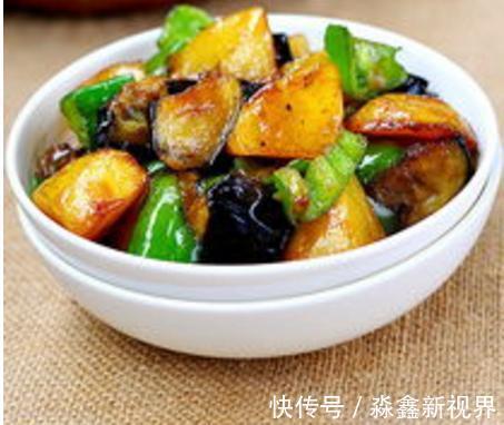 东北经典名菜地三鲜,味道鲜美,滑嫩入味,孩子最爱吃这个