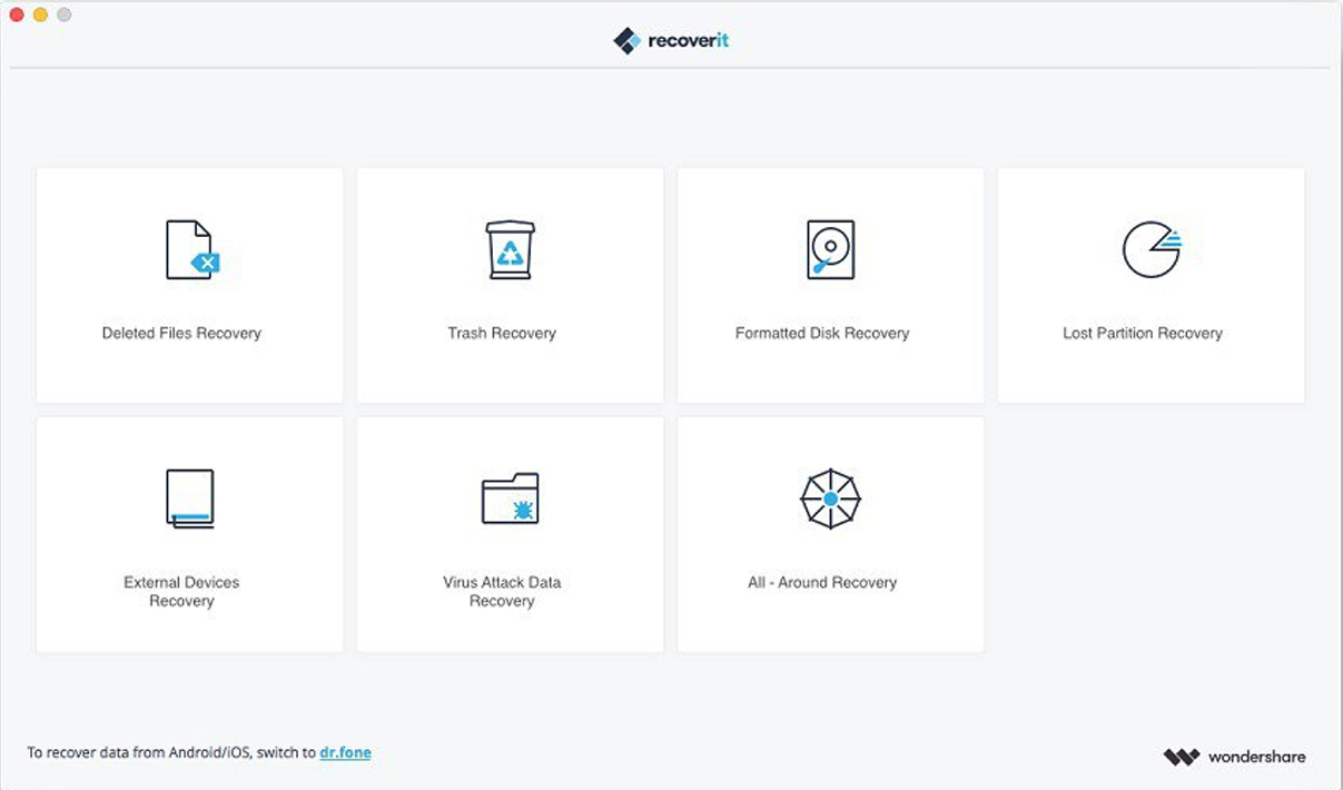 Wondershare Recoverit for Mac v13.0.1.2 万兴数据恢复专家-下载否