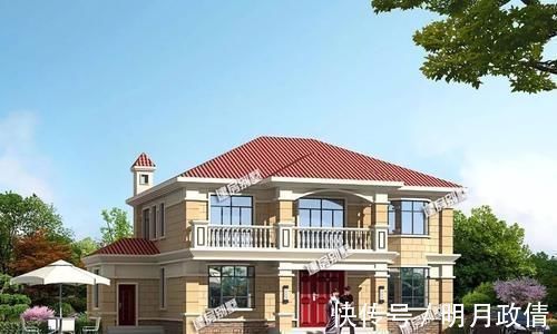 别墅|适合农村建设的两栋别墅，第一栋是堂屋，第二栋是柴棚
