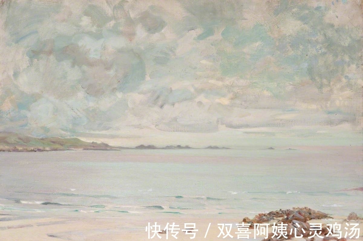 亨利·杨·艾利森@大海再壮丽,他也只画石头和水,展示海边寻常小景的优雅美丽