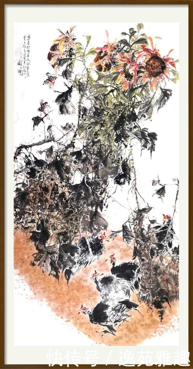 「画作欣赏」忘记烦恼,活出快乐,画家秦英豪作品欣赏