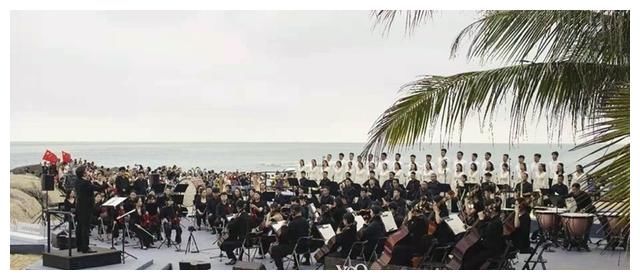 交响音乐会在文昌奏响，与太空发射同框