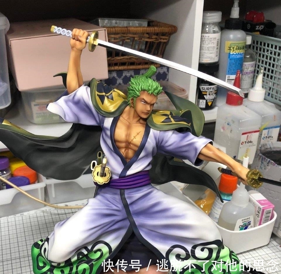 jojo的奇妙冒险|网友二次改造手办,按个人喜好给手办做涂装,立体手办像纸片