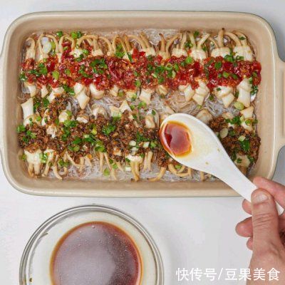豆豉酱|说起家常菜，双味蒸海蛏不能少