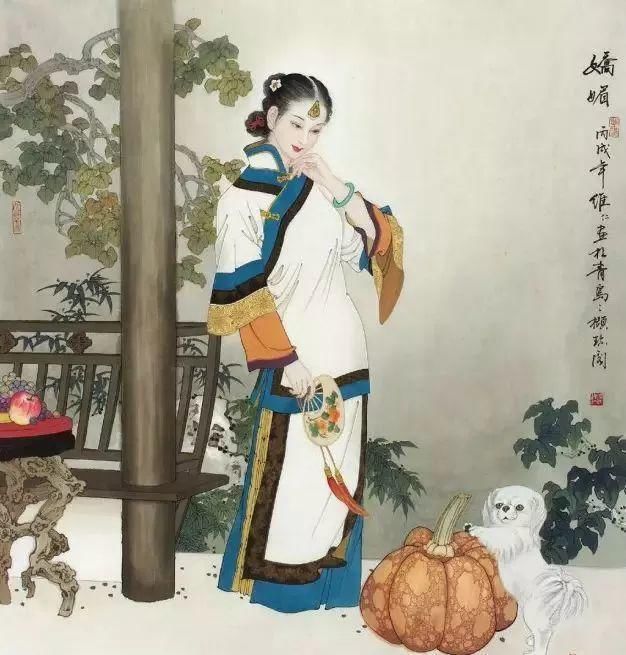  项维仁|项维仁 - 绝美工笔仕女图