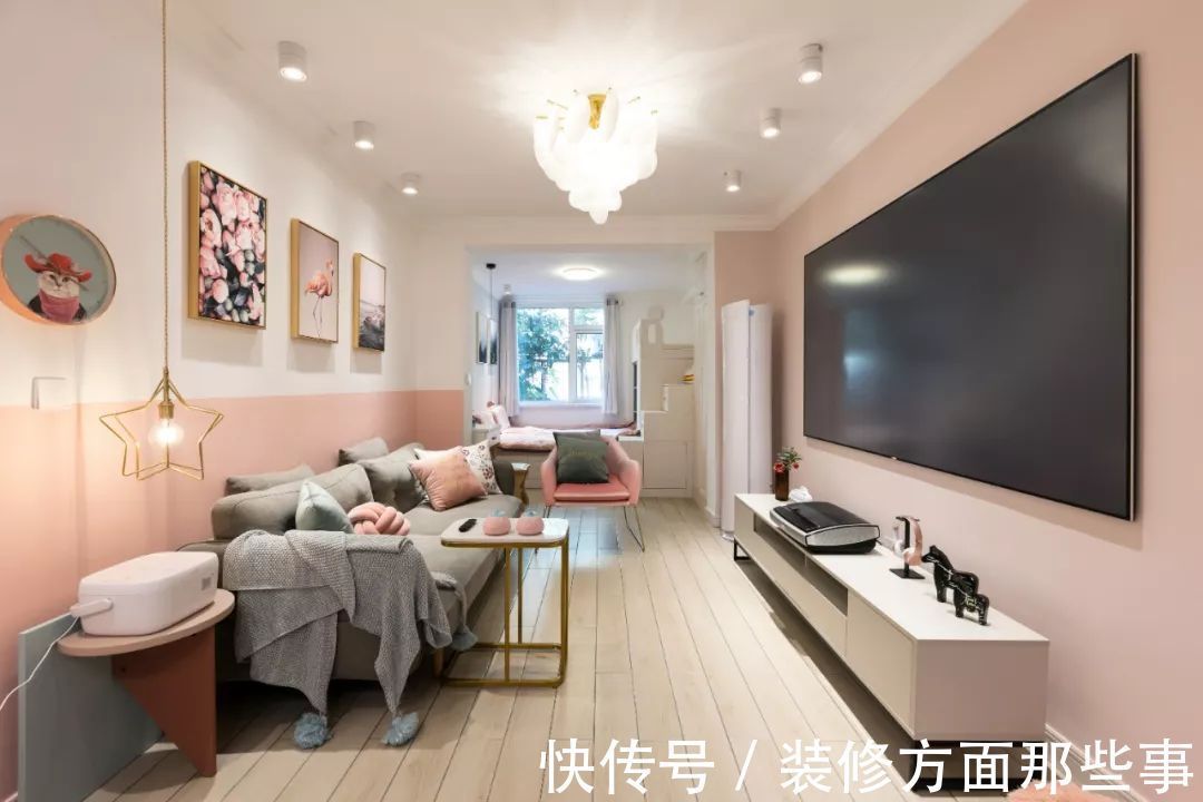 上下吊柜|60平旧房改造,颜值超高,主卧双层榻榻米设计,太实用了!