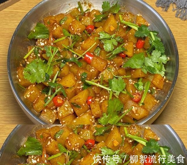 土豆丁|土豆还能这样吃真不敢相信,味道让人回味无穷,焦香软糯!