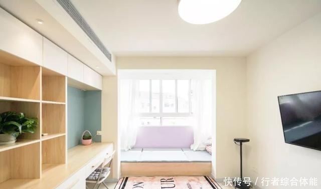 起居室|这套小户型设计真不错,我不说,你会认为只有39.5㎡值得分享!