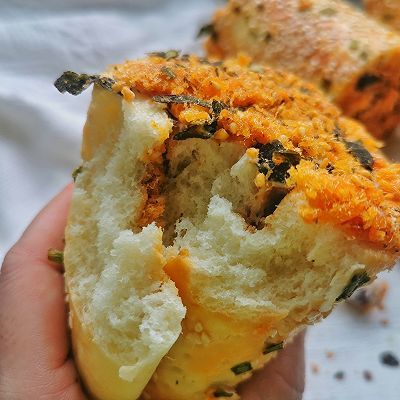 面包卷|香葱肉松面包卷