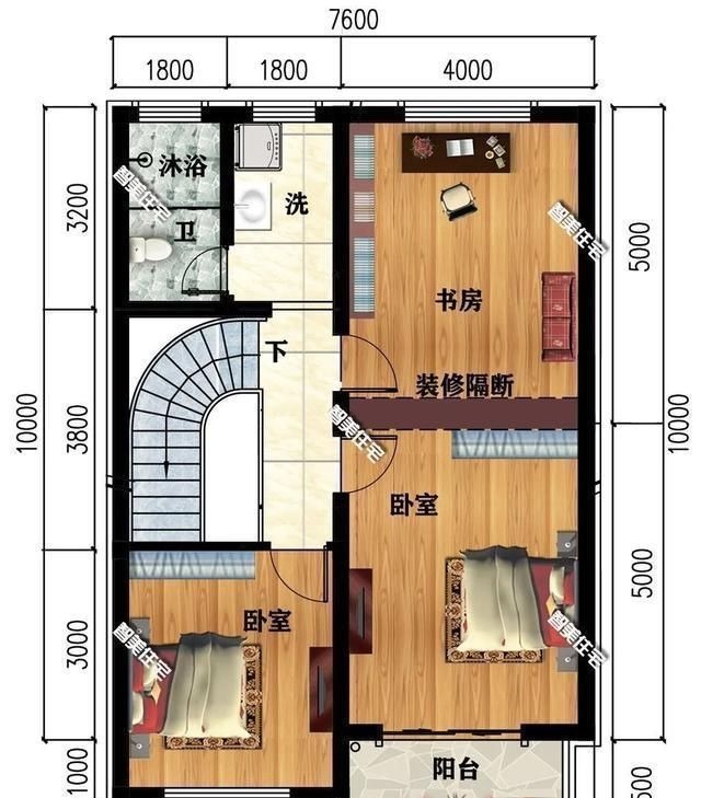 砖混|占地面积不到90平米的小别墅，款款颜值高，造价18万赚大发了