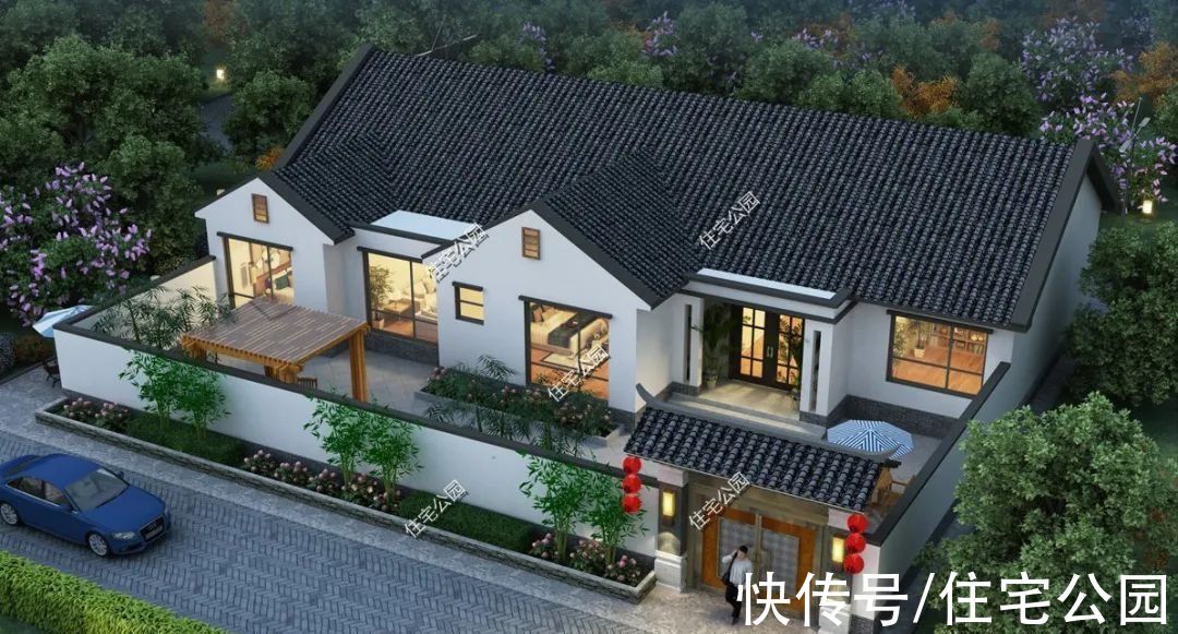 砖混|精选15套中式大宅，农村就该建这样的房子，太美了