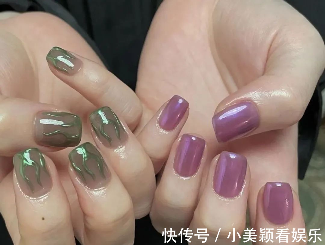 太仙气|九款极光甲盘点,化身水晶女孩,一起get煎妮同款吧!