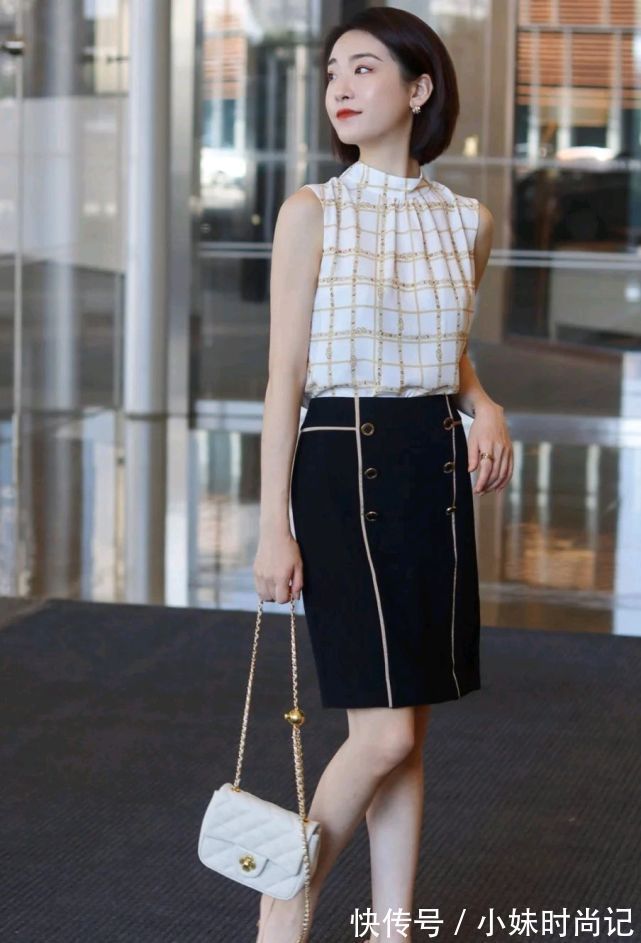 卡其色|上班的女孩该怎么打扮呢？简约穿搭就很有气场，干练又有女人味