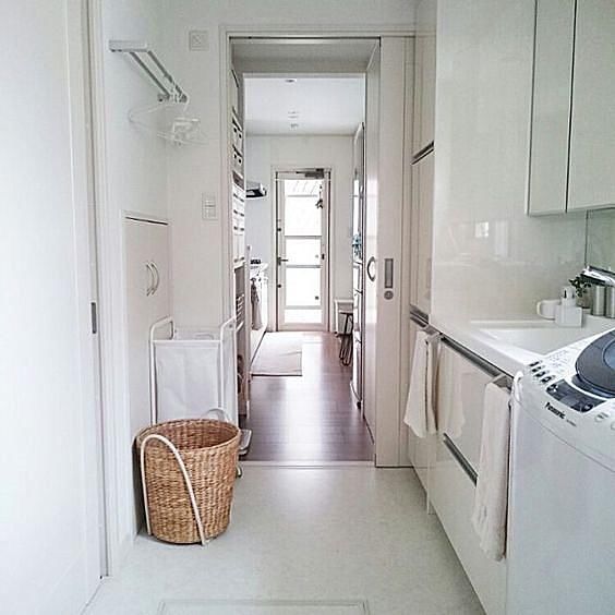 一地|日本家装中，最实用的地方当属是洗衣房，面积再小，也能一地多用