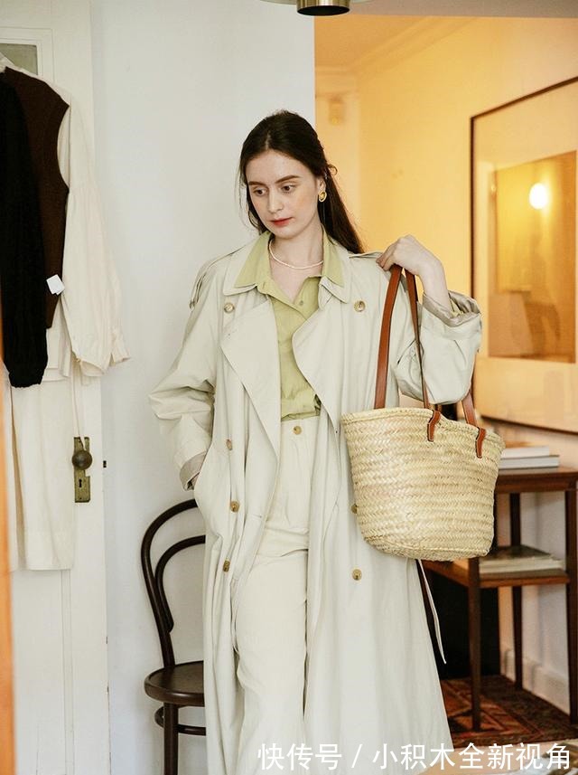 撞衫 风衣+阔腿裤=永不过时的气质精,时髦又高级!