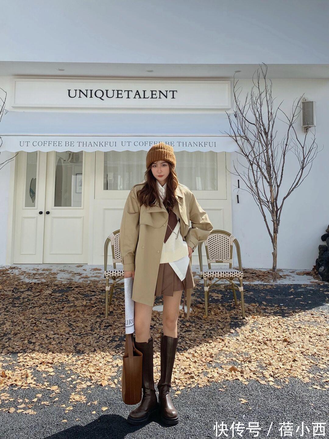 地色|奔三奔四的女人,秋冬建议多穿“大地色针织衫”,简约显贵又气质