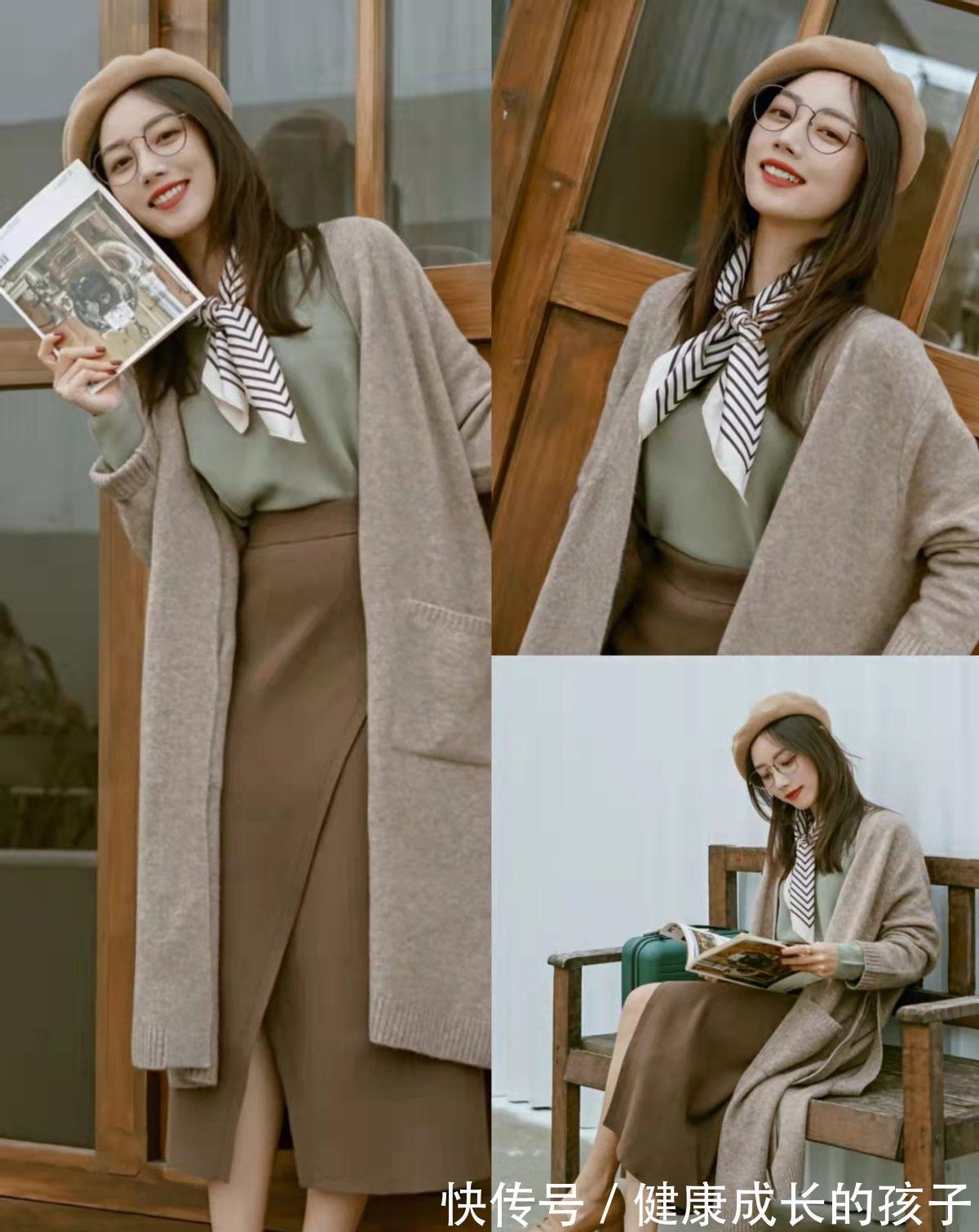 气质 冬季别总是穿深色大衣了,试试这3种“气质”搭配,温柔还舒适