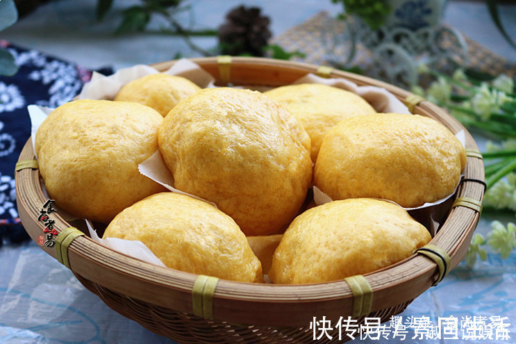 南瓜泥|家人隔三差五喊我做此款包点,香甜又蓬松,放到第二天仍然软乎