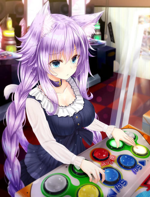 諸君們|動漫壁紙：線上游戲的老婆真的是妹子，這樣的二次元萌妹你喜歡嗎？