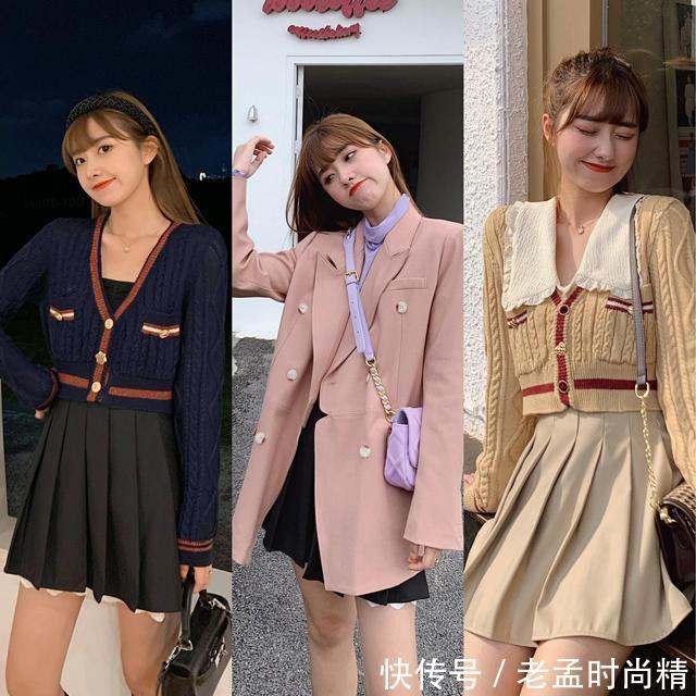 太美|冬天穿百褶裙时, 配什么上衣好看? 7种搭配方案, 照着穿太美了!