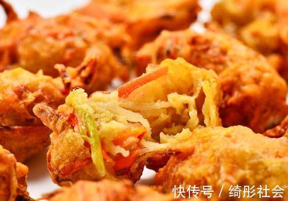 面包糠|炸萝卜丸子,用淀粉还是面粉都不对,加这2样,酥脆可口不发硬
