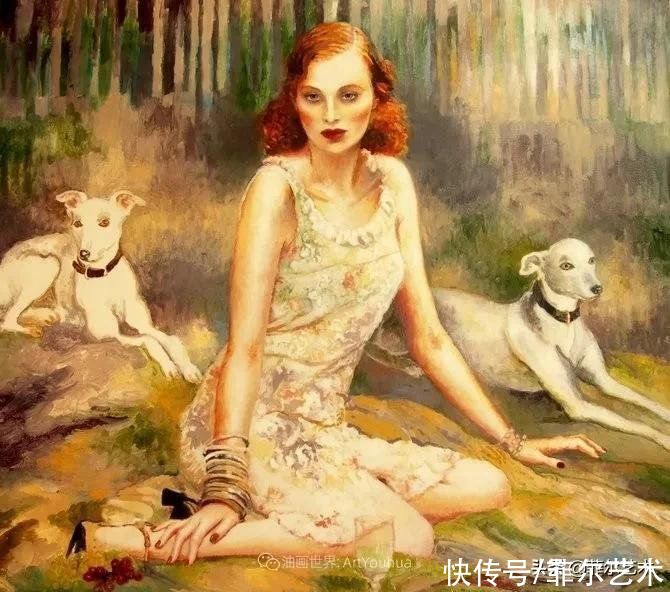 索尼亚|幻想的世界~波兰女画家乔安娜·贾温斯卡油画作品欣赏