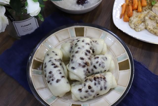 早餐不会蒸包子，就做这个红豆卷，好看好吃，一次就能成功