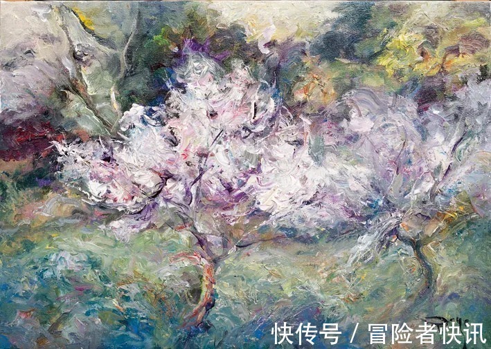 罗约@独特的艺术天赋,对色彩和纹理的戏剧性使用!