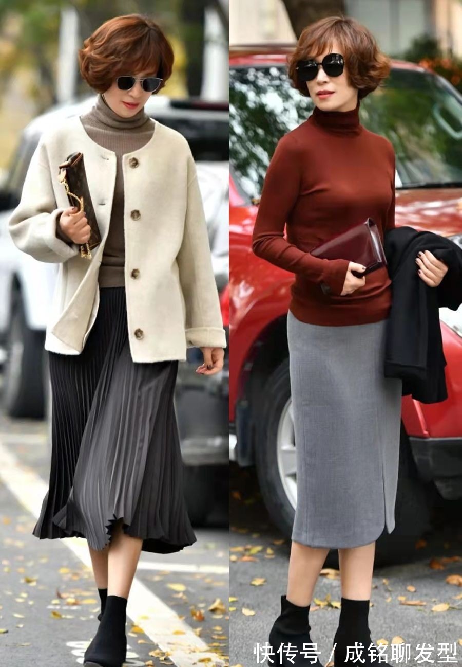 黑色|年纪大不是借口,穿对衣服照样年轻漂亮,学会搭配让同龄人羡慕