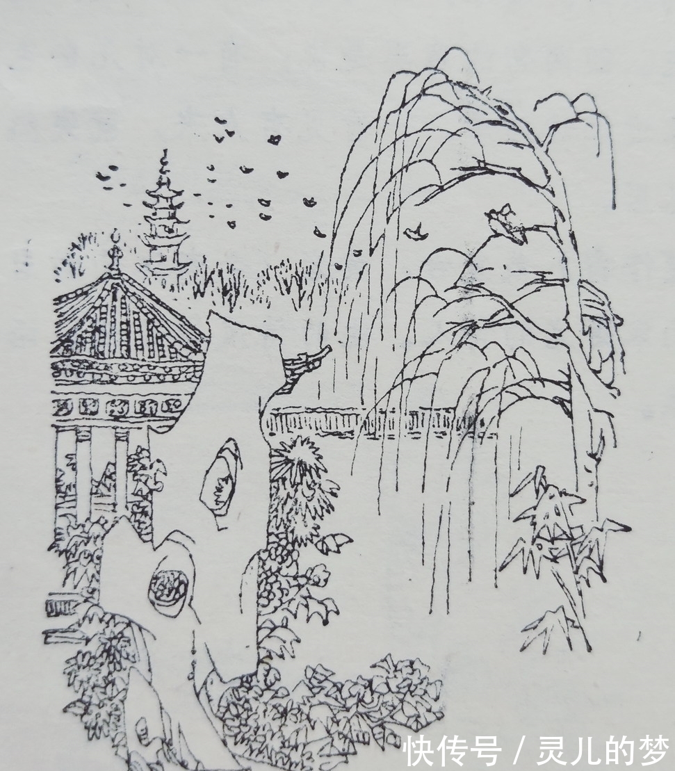 柳莺$绝句欣赏:刘克庄园林咏莺梭,谢枋得楼台描花影