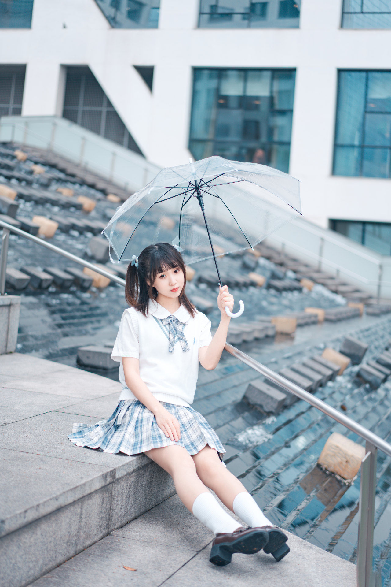 私影|jk私影，是隐藏在兔子头套下的双马尾