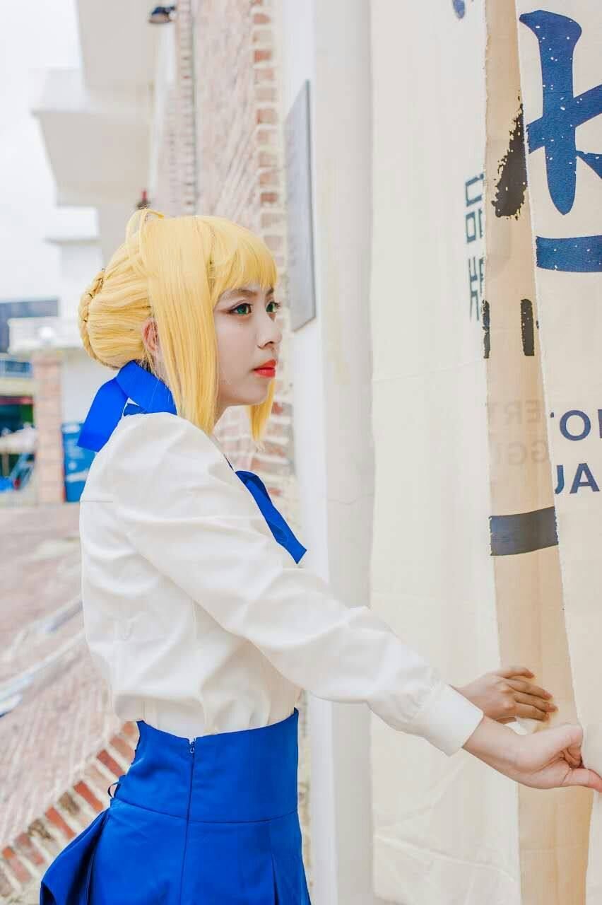 saber呐～cosplay