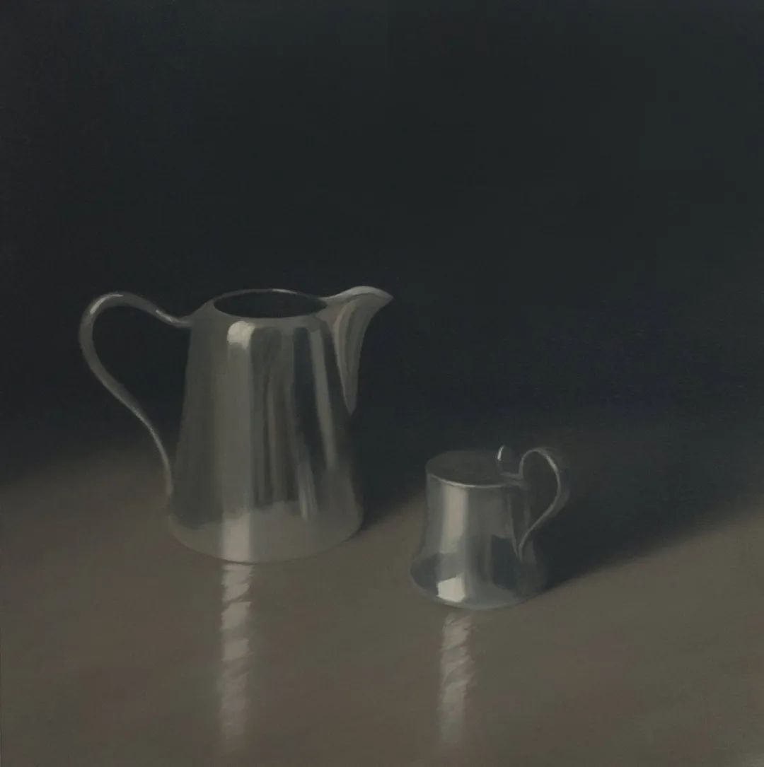 孤独感#柔和的光影和质感,她的静物画散发着一种孤独感!