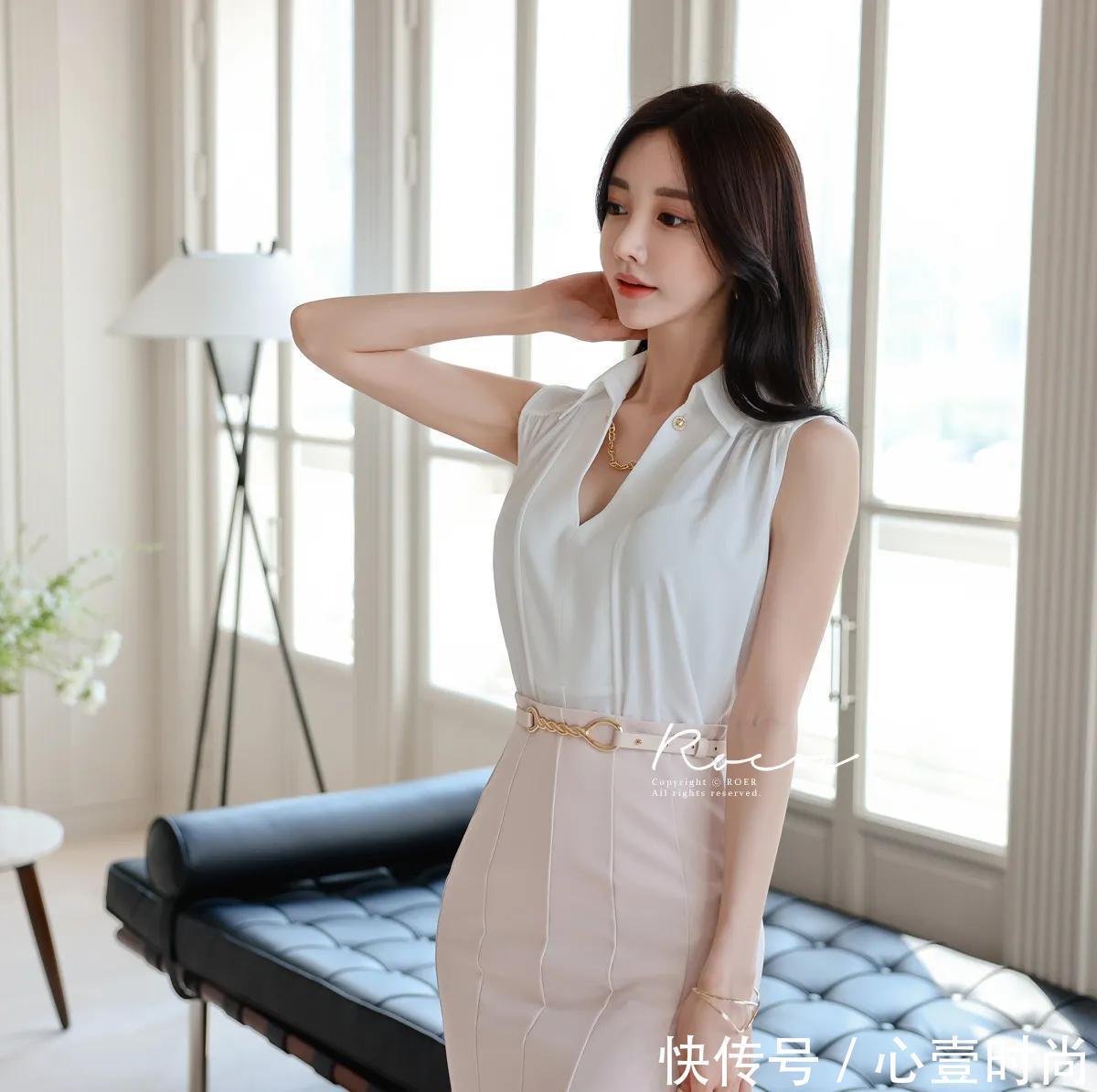 真丝桂香仙粉|女神孙允珠高清时尚搭配:琉璃透明真丝桂香仙粉鱼尾裙