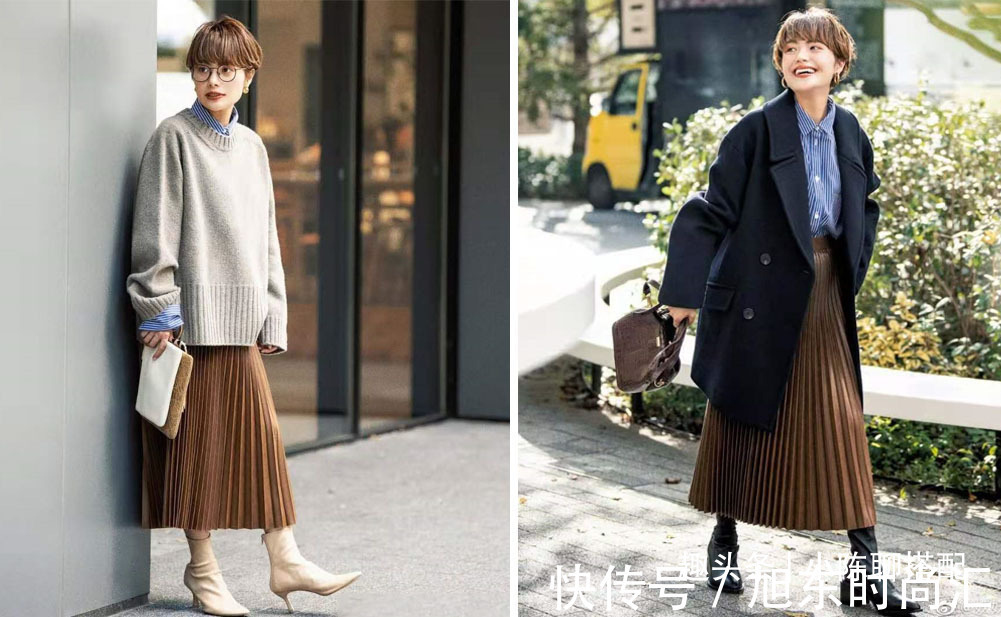层次感 小个子穿对了才会显高,参考这位身高仅158的时尚主,美很简单