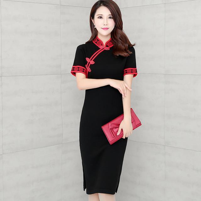 过时|传统旗袍已经过时,这几款妈妈装旗袍,让你告别黄脸婆