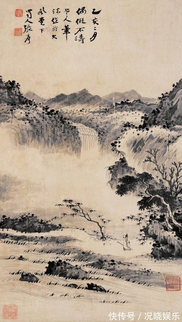 万里长江图$傅雷:张大千作品“俗不可耐,趣味低级,仕女画尤其如此”