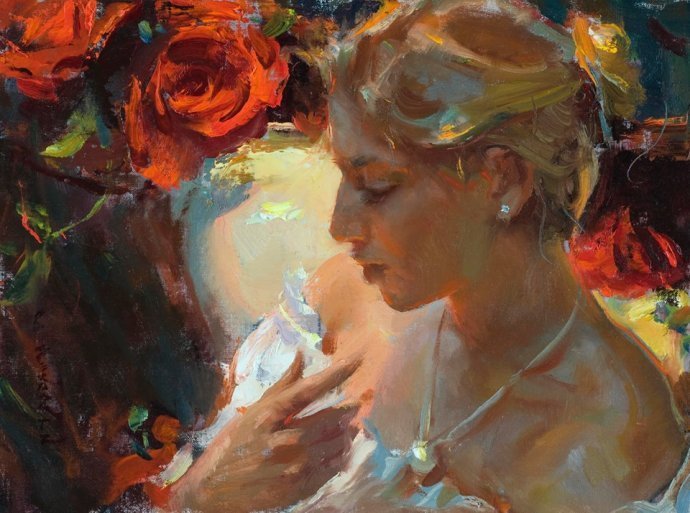 肖像!充满色彩、自由、深度的笔触的人物肖像油画作品