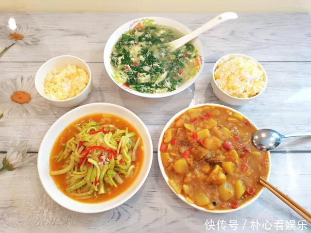 夫妻俩的简单晚餐,少油多蔬菜,连吃一周,身体轻巧,肚子无赘肉