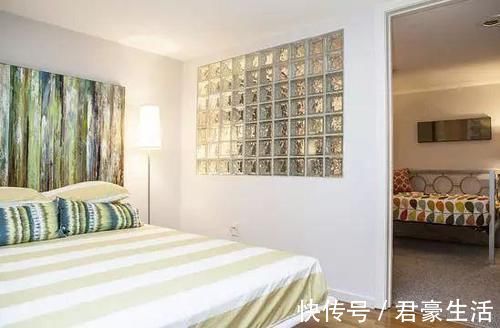 隔断|头一次见用玻璃砖砌隔断,没想到这么好看,师傅说小户型用这最好