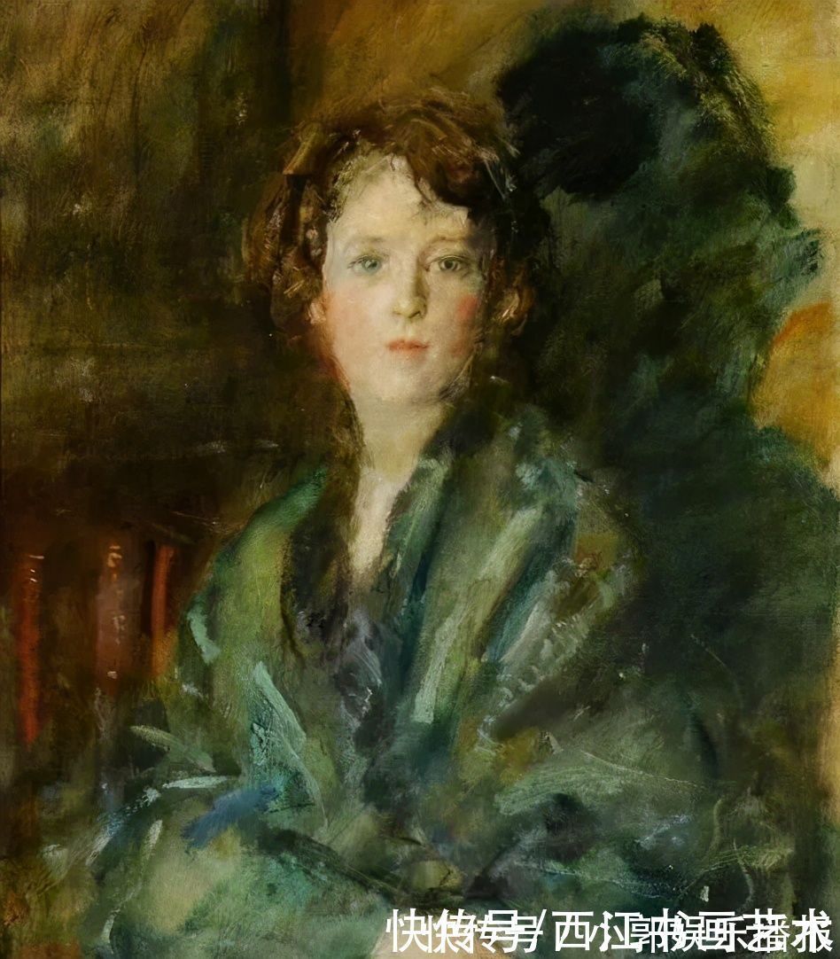 麦克沃伊&有质感的水彩肖像:英国画家亚瑟.麦克沃伊作品选