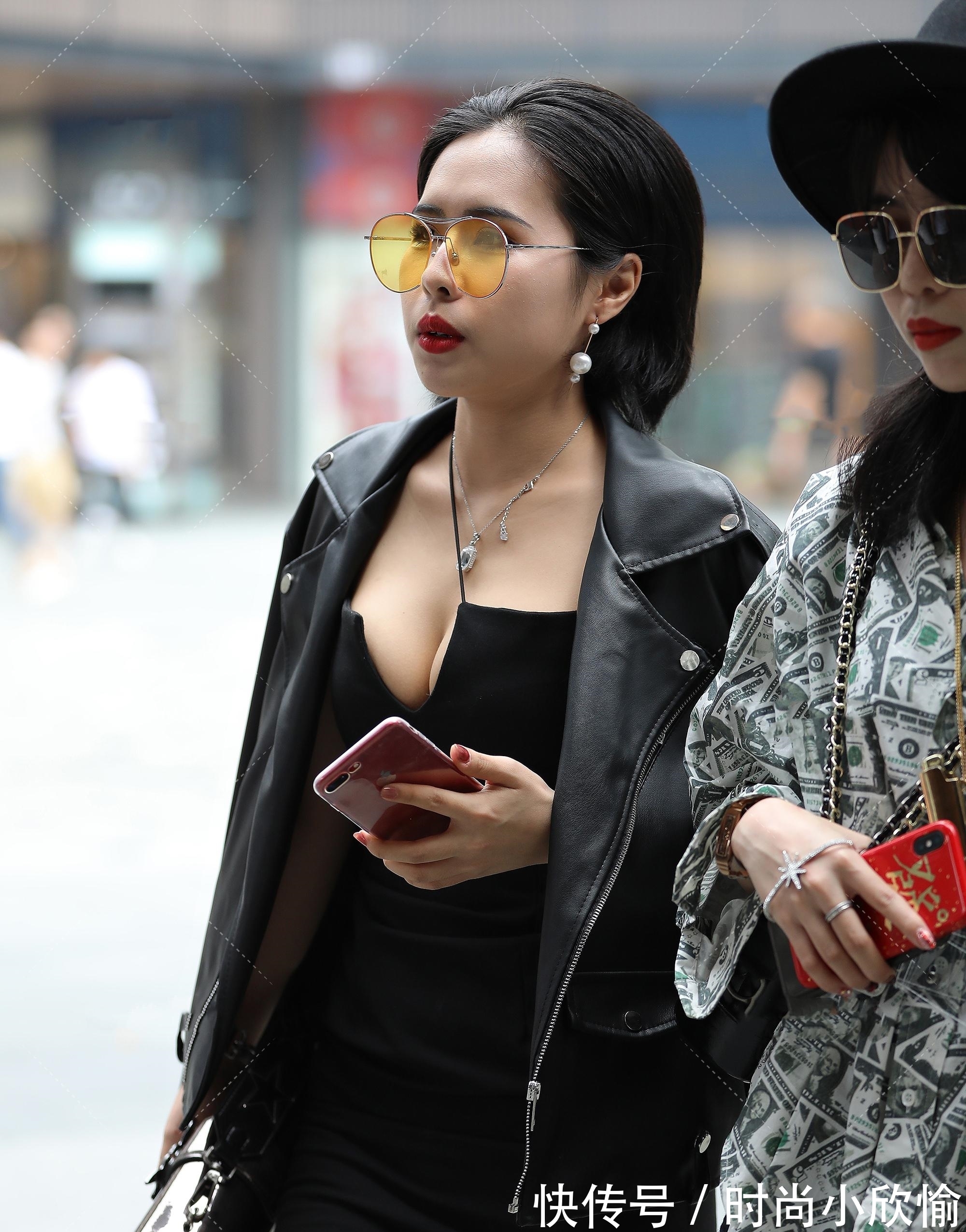 小姐姐 体重150,还硬要穿小号的“裹身裙”,上衣都快“崩开”了