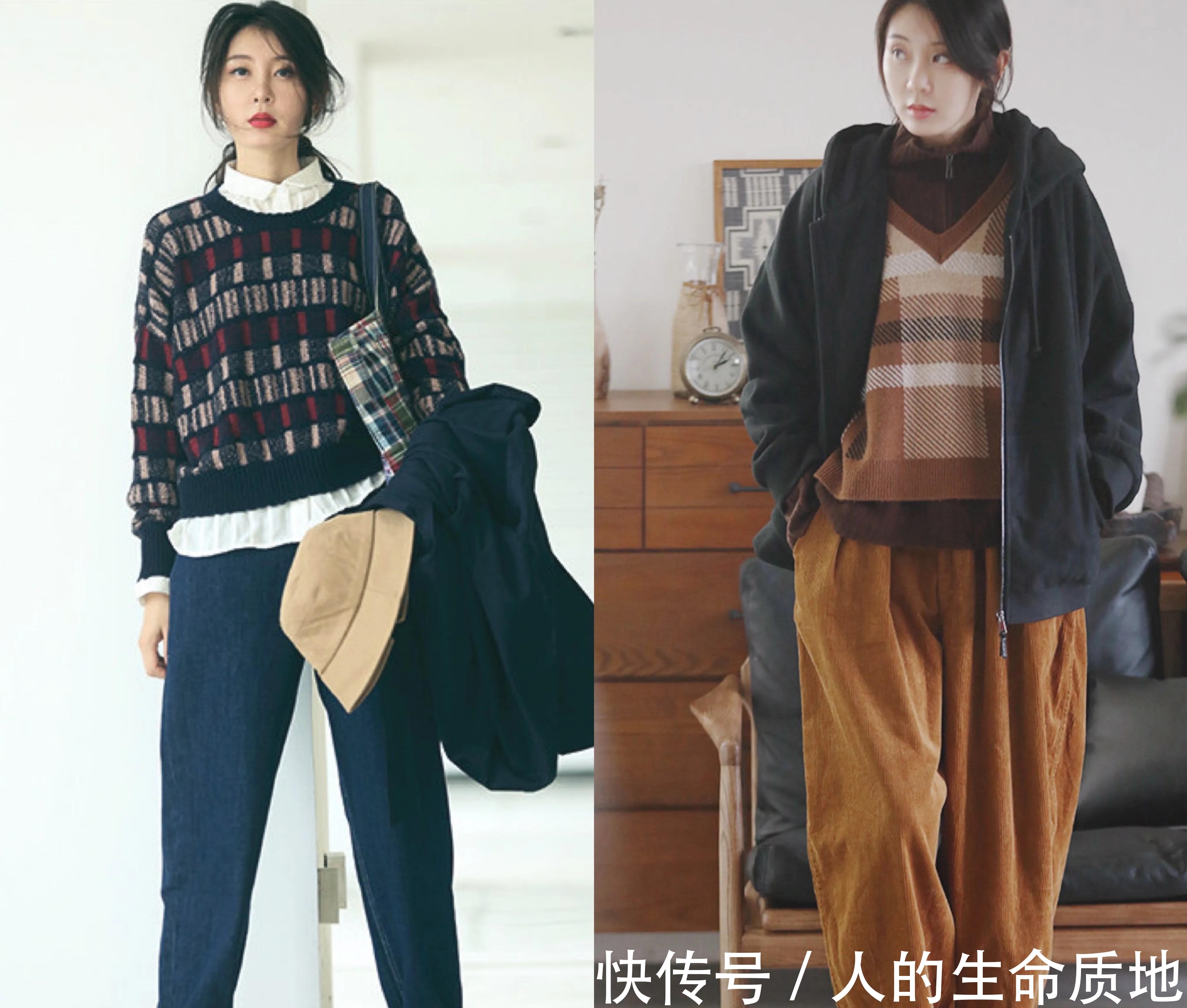 清新 40女人穿搭别太老气,深秋这几套够了,清新减龄,气质美爆表