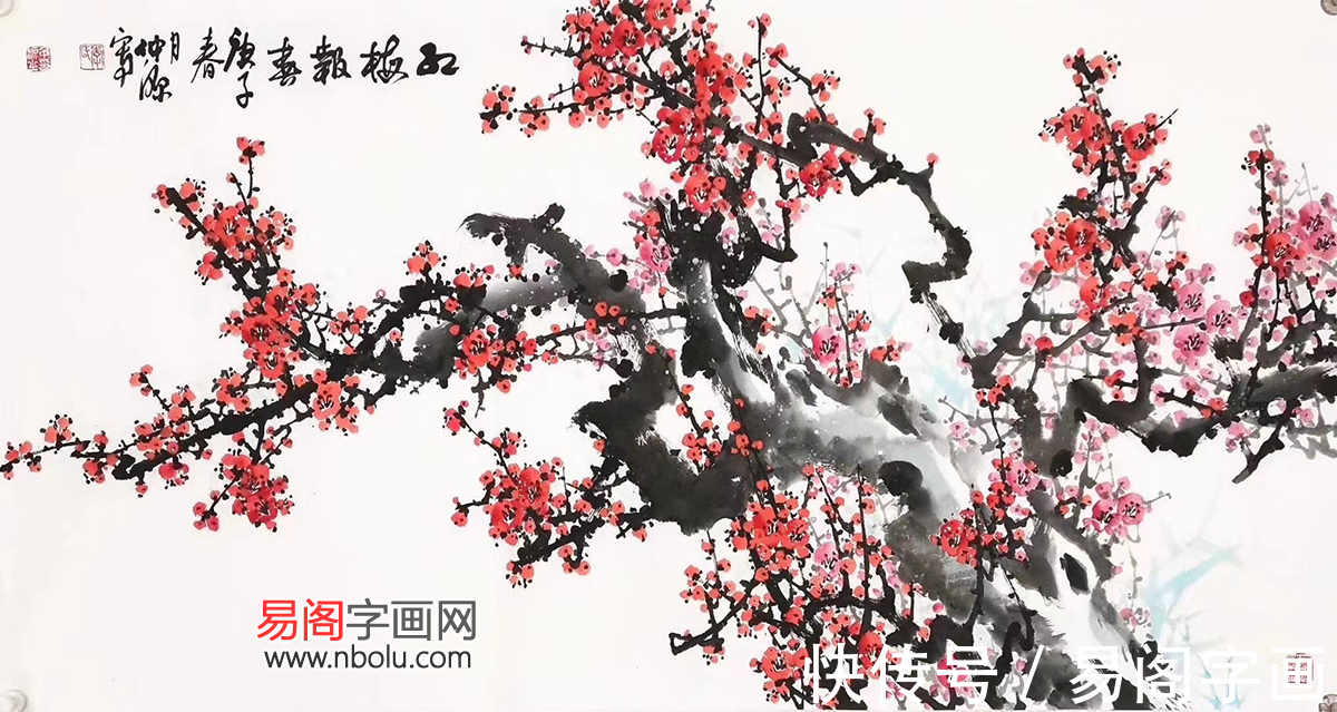 傲骨!画家李仲源梅花图 雅致不俗 让人一见倾心