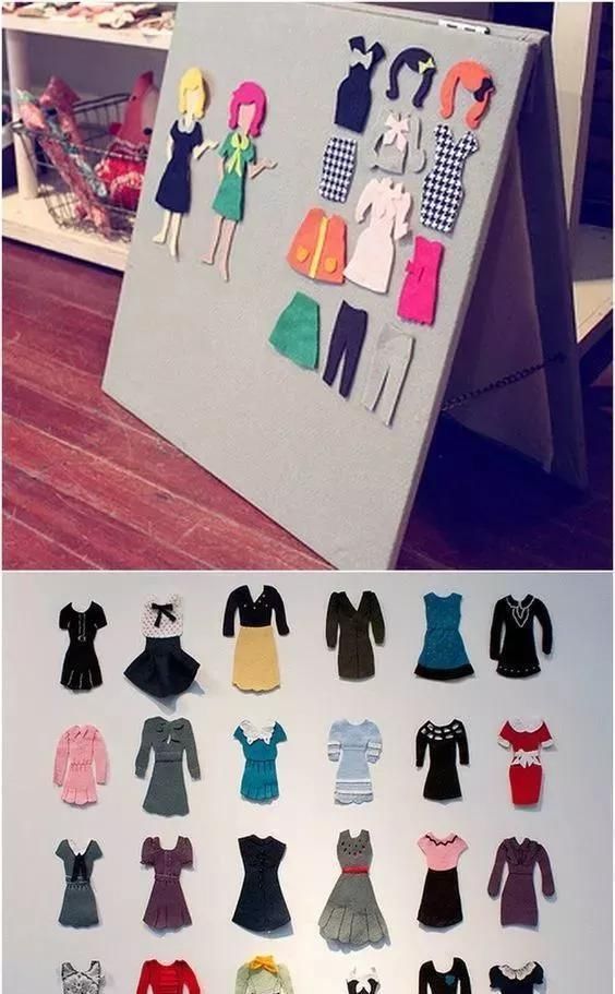 自制玩具熟练的妈妈用碎布给女儿做豪华的换装娃娃