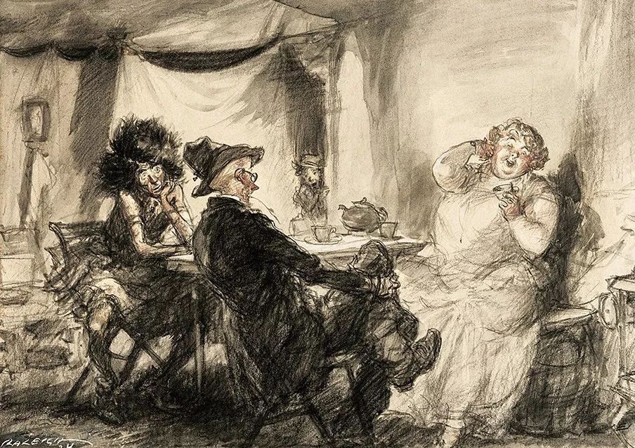 上流社会@美国最伟大的插画家,记录了上流社会的男男女女纸醉金迷的情景